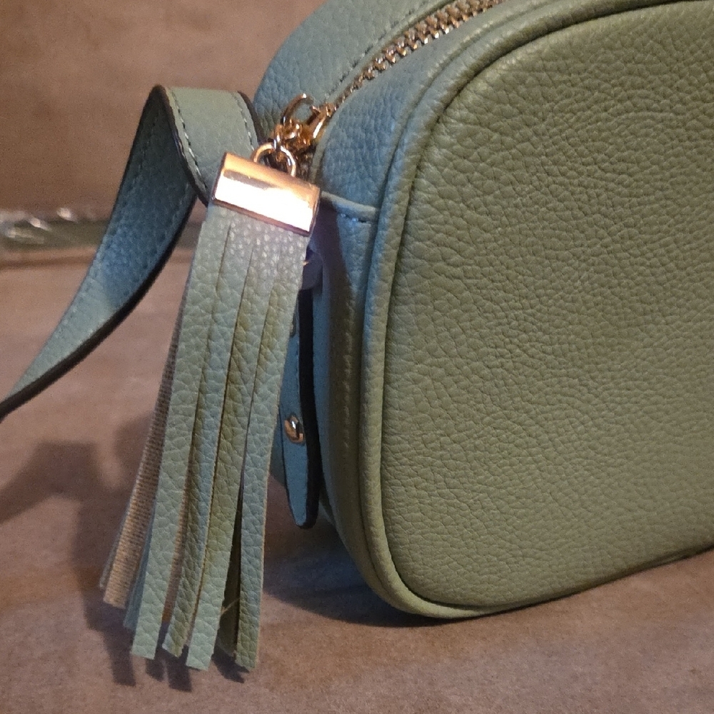 Kate Spade Leather Kourtney Camera Mint Green Crossbody Bag - Picture 3 of 5